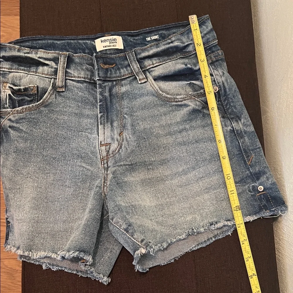 # 0613 +Kensie Women's Blue Denim Shorts - Picture 3 of 11